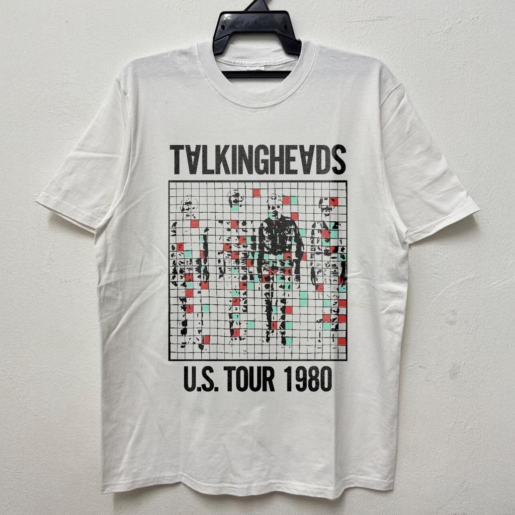 NEW! Talking Heads US Tour Retro White Unisex T-Shirt Size S-5XL