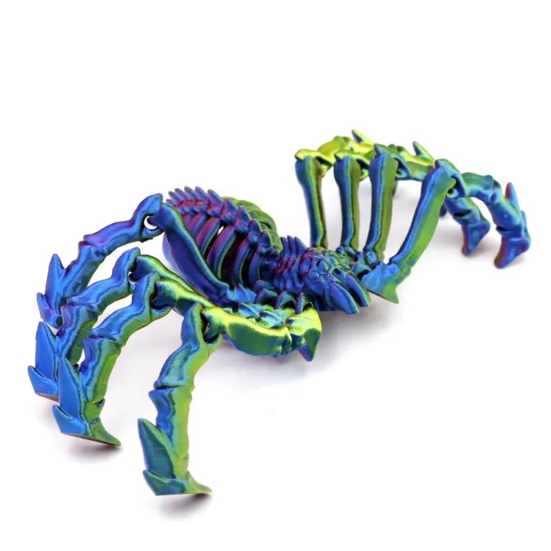Model 3D Printed Dragon Rex Realistic Dinosaur Jointed Full Movable Birthday Laser Viper Animals Decorative Desktop Kid Toy Gift