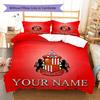 Sunderland A.F Custom Name Pattern Bedding,Quilt Set Quilt Cover Pillowcase Home Birthday Gift(1 * duvet cover + 2 * pillowcase, without core)