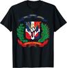 NEW LIMITED! Dominican Republic National Emblem Flag Tee - MADE IN USA
