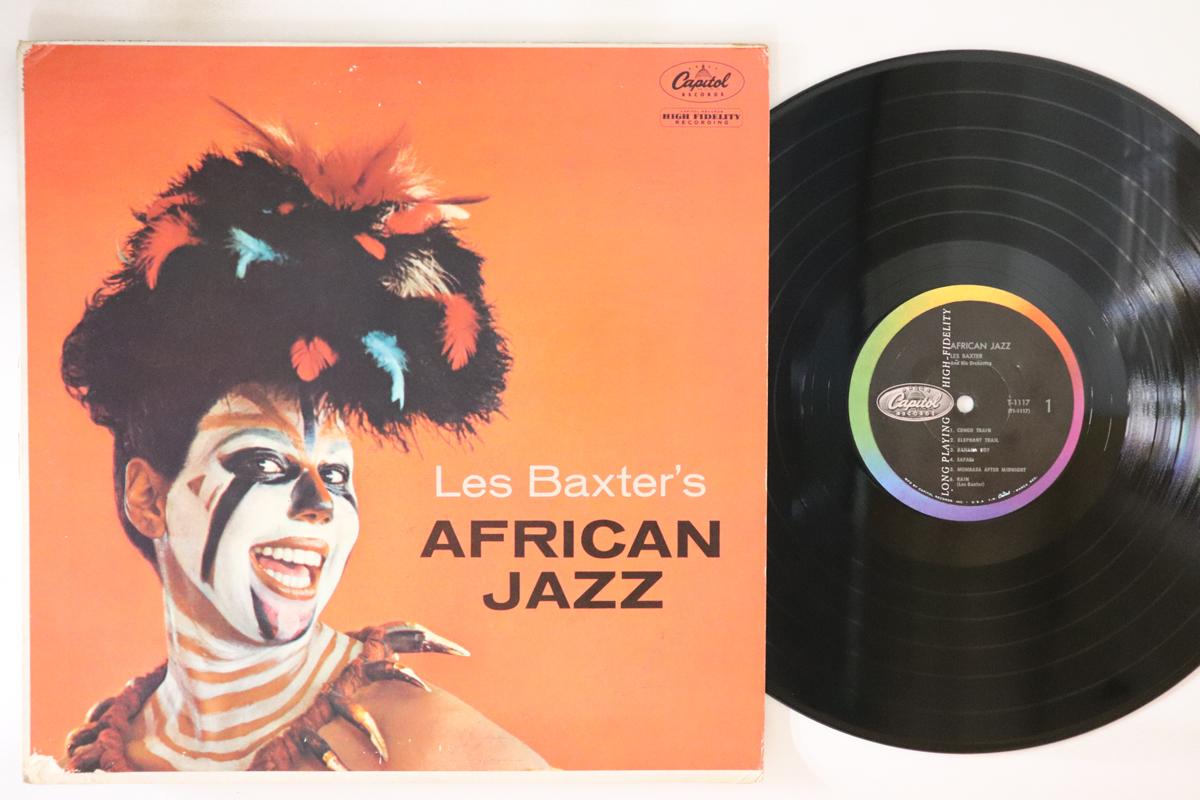 

LP Record LES BAXTER - African Jazz T1117 CAPITOL 1959 US World Music Used