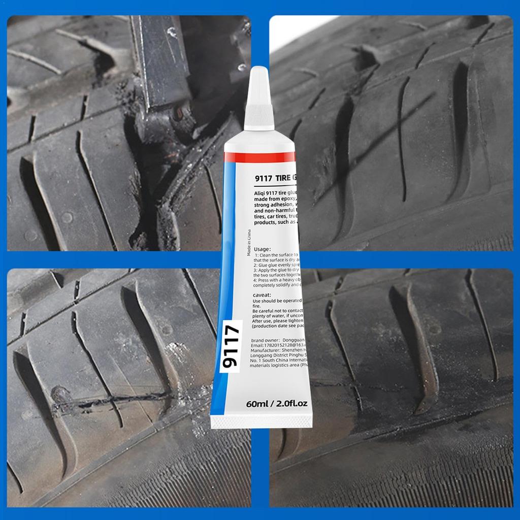 Car Tire Sealant, Tire Scratch Repair Adhesive - Auto Repair Tire Glue Sealant -