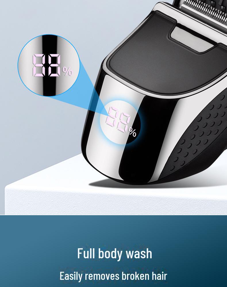 Rechargeable Electric Hair Clipper with Zero Blade for Men