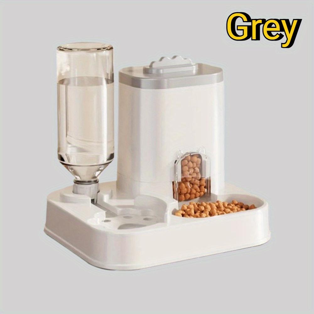 Automatic Cat Dog Water Feeder - Large Capacity Zero-power Integrated Food Water Dispenser, for Multi-cat Households Catteries