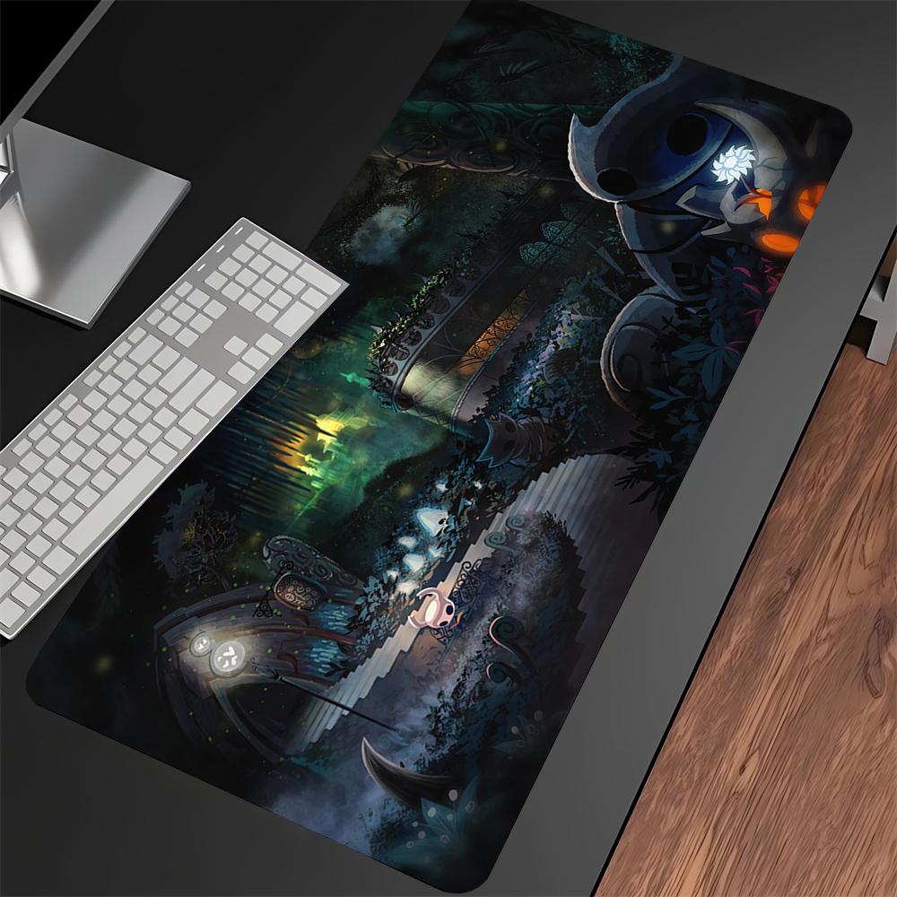 Stampa HD Cool Mousepad Hollow Knight Silksong Tappetini per Tavolo Mousepad per Computer Aziendale Tappetino Grande per Scrivania Mousepad XXL per PC Gamer