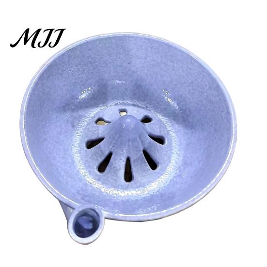 All In One Washing And Draining Bowl Ceramic Berry Swirl Bowl, Self Spinning Fruit Vegetable Cleaner with Healthy Kitchen Essentials for Produce