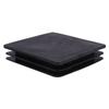 ABUL-100Mm X 100Mm Plastic Ribbed Square End Caps Cover Tube Inserts 6 Pcs