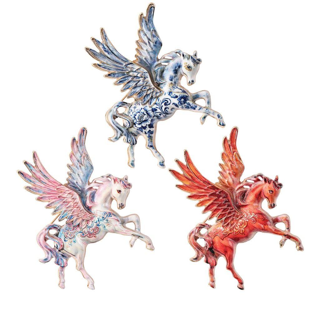 Light Luxury Zodiac Horse Badge Pin Zinc Zinc Alloy New Year Chest Flower Year of The Horse