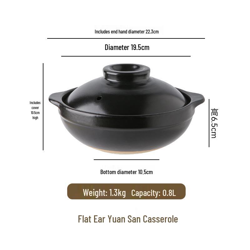 Oală Comercială din Ceramică pentru Tăiței cu Orez Stew & Bibimbap pentru Aragaz pe Gaz