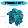 Embroidery Fabric Flower Patch Sequined Applique For Easy Application On Various Textiles Craft Costume Garment Decors