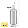 10PCS Stainless Steel Corn Holders Design Corn Cob Holders BBQ Forks Skewers Corn on The Cob Cooking Parties Camping Tool