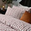 Hoem Avery Cotton Blend Abstract Duvet Cover Set