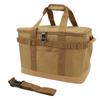 Insulated Lunch Carry Bag Double Layer Large Capacity Leak Proof Oxford Cloth Aluminum Foil with Shoulder Belt Cooler Insulated Bag for Picnic Travel