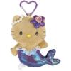 Sanrio Hello Kitty Fantasy Nyckelring Maskot Sjöjungfru Brun Lila
