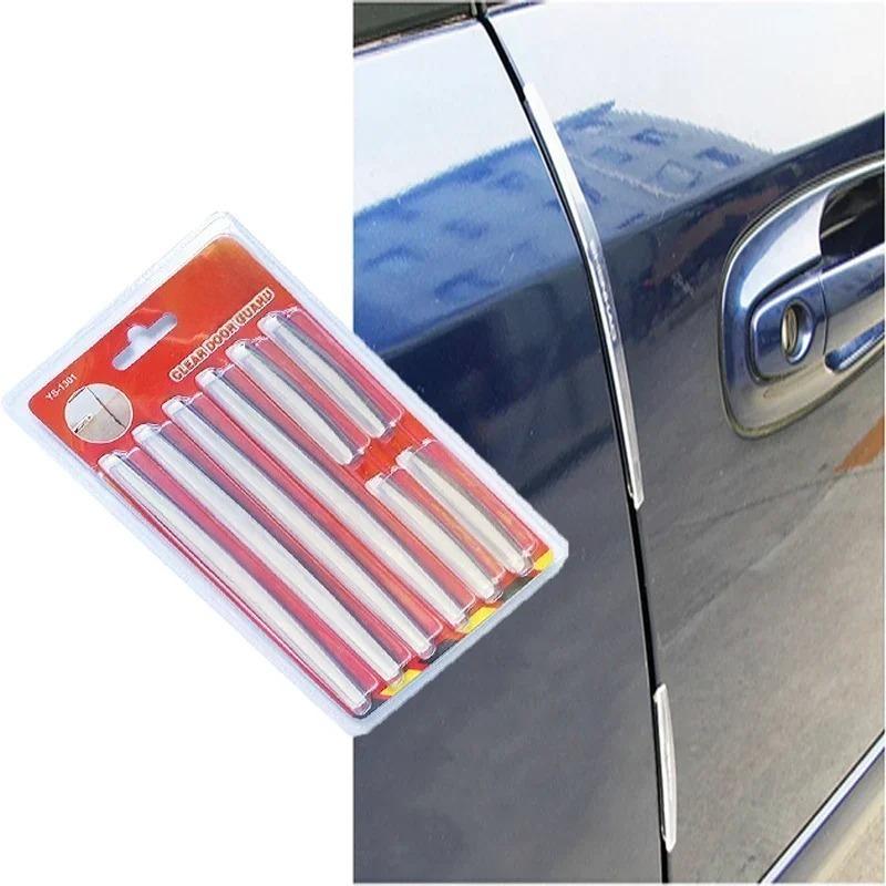 Universal Auto SUV Scrape Guard 8PCS Bumper Handle Protective Sticker Car Door Side Edge Protector Strips