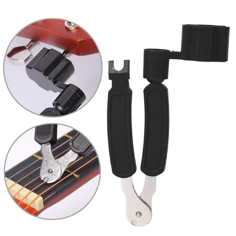 Guitar String Winder Tool 3 In 1 String Pegs Tuner Winder Guitar Maintenance Tool