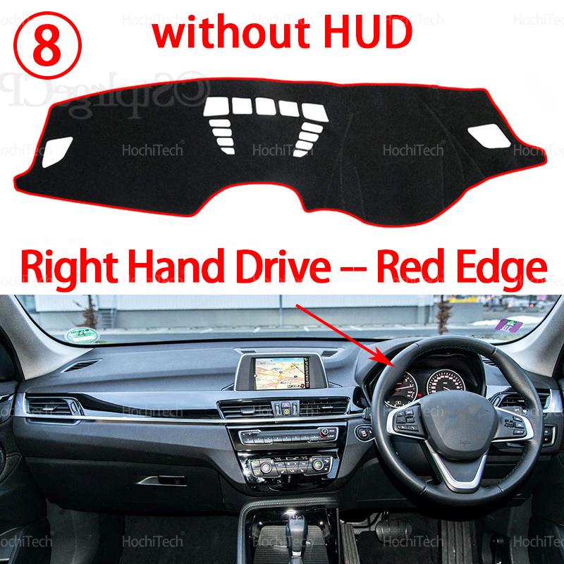 

Dashboard Cover Avoid Light Anti-Slip Anti-dirty Mat Pad Sunshade Dashmat Protect for BMW X1 F48 2016-2022 LHD RHD