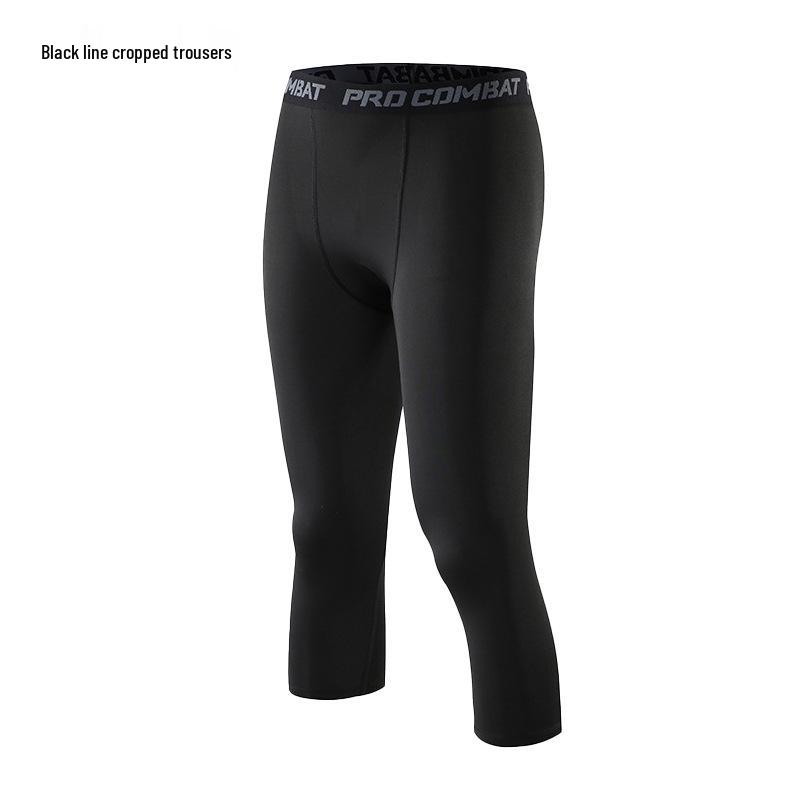 Men's Compression Training Tights - Base Layer Pants for Running, Basketball, and Fitness