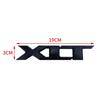 3D Metal Chrome Red Black Logo XLT Emblem Car Badge Rear Trunk Decal For Ford RANGER XLT Stikcer Accessories