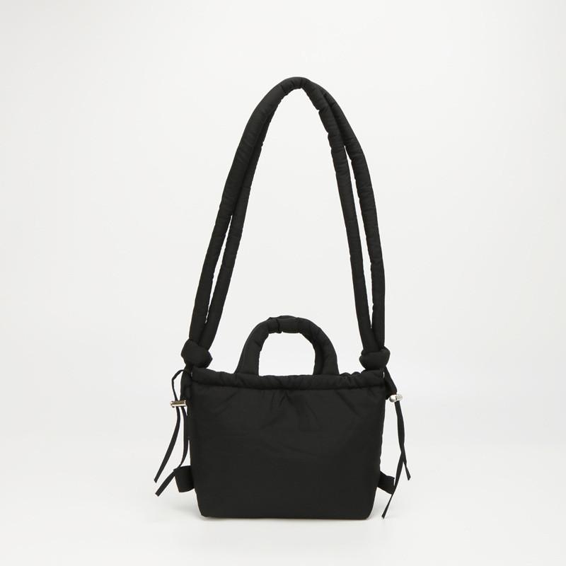 Ielgy Nylon Backpack Ladies Down Filled Cotton Handbag Soft Light Casual Dual-Use Shoulder Messenger Bag