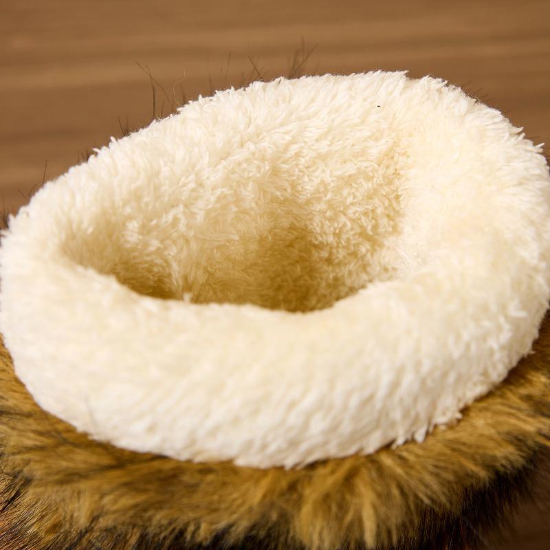 Chinelos de algodão com sola grossa e pelo longo, para manter o aquecimento, calçado de outono e inverno, botas de neve de cano médio para mulher, comércio exterior, atacado