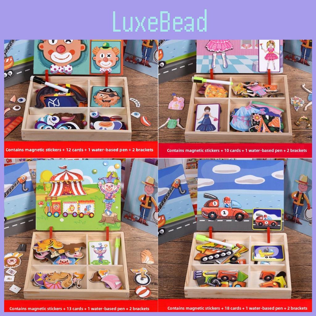 Wooden Jigsaw Puzzle For Toddlers With Magnetic Features For Early Learning And Skill Development