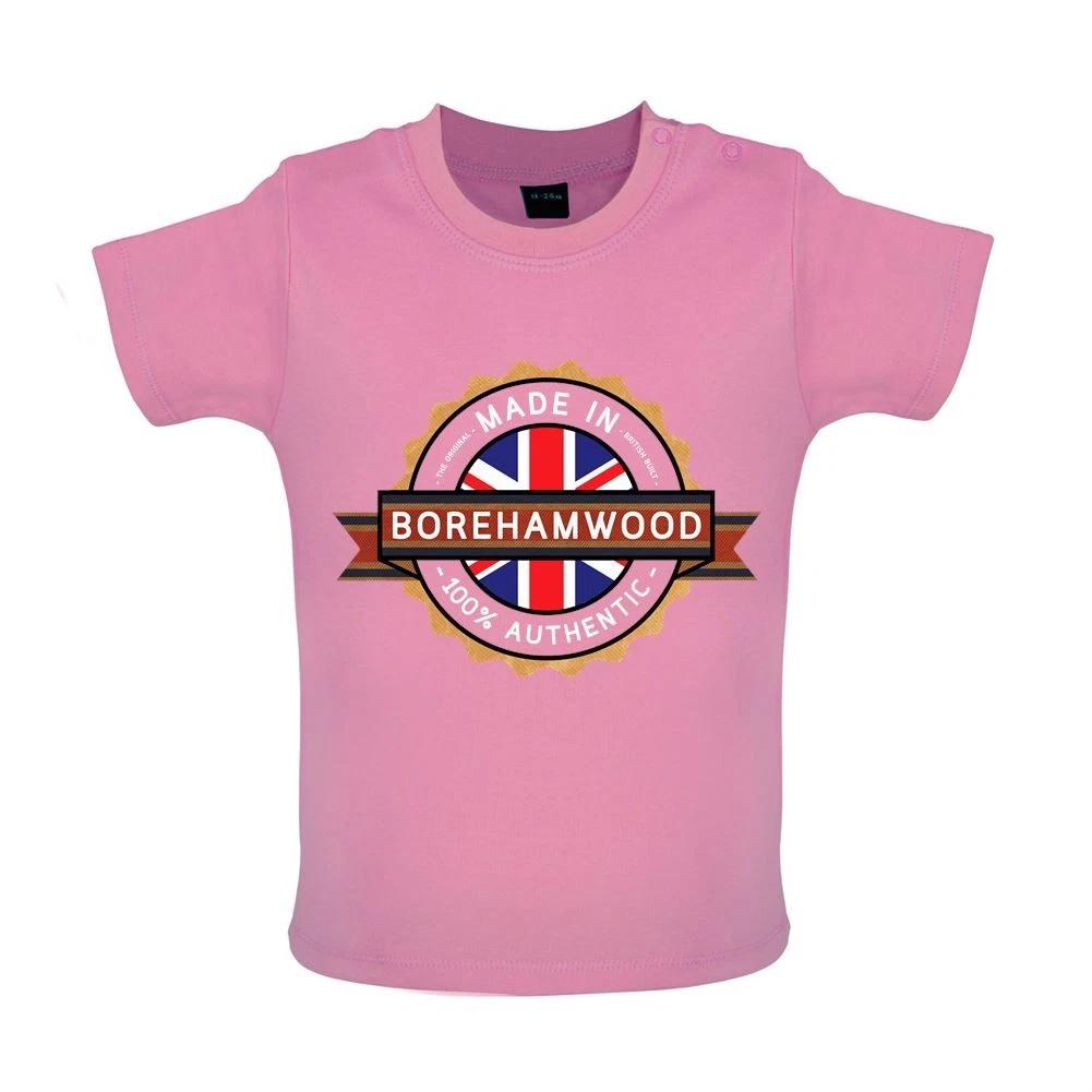 Made IN Borehamwood - Kids Baby Kids Boys Girls Unisex T-Shirt / Bodysuit - Born Village City Love Live 120