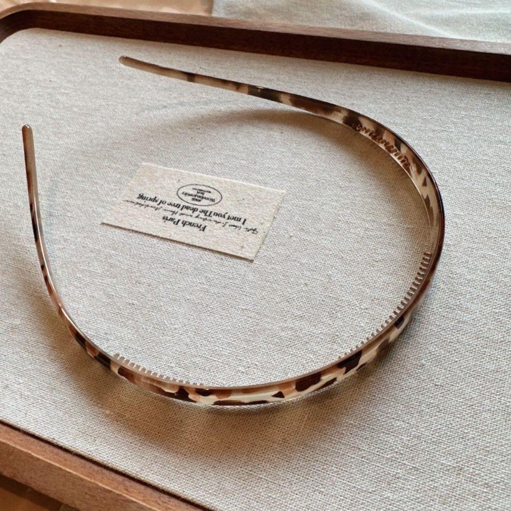 

Акриловые очки Повязка на голову Тонкая Леопардовый принт Резинка для волос Элегантная Девушка/Женщина style 1