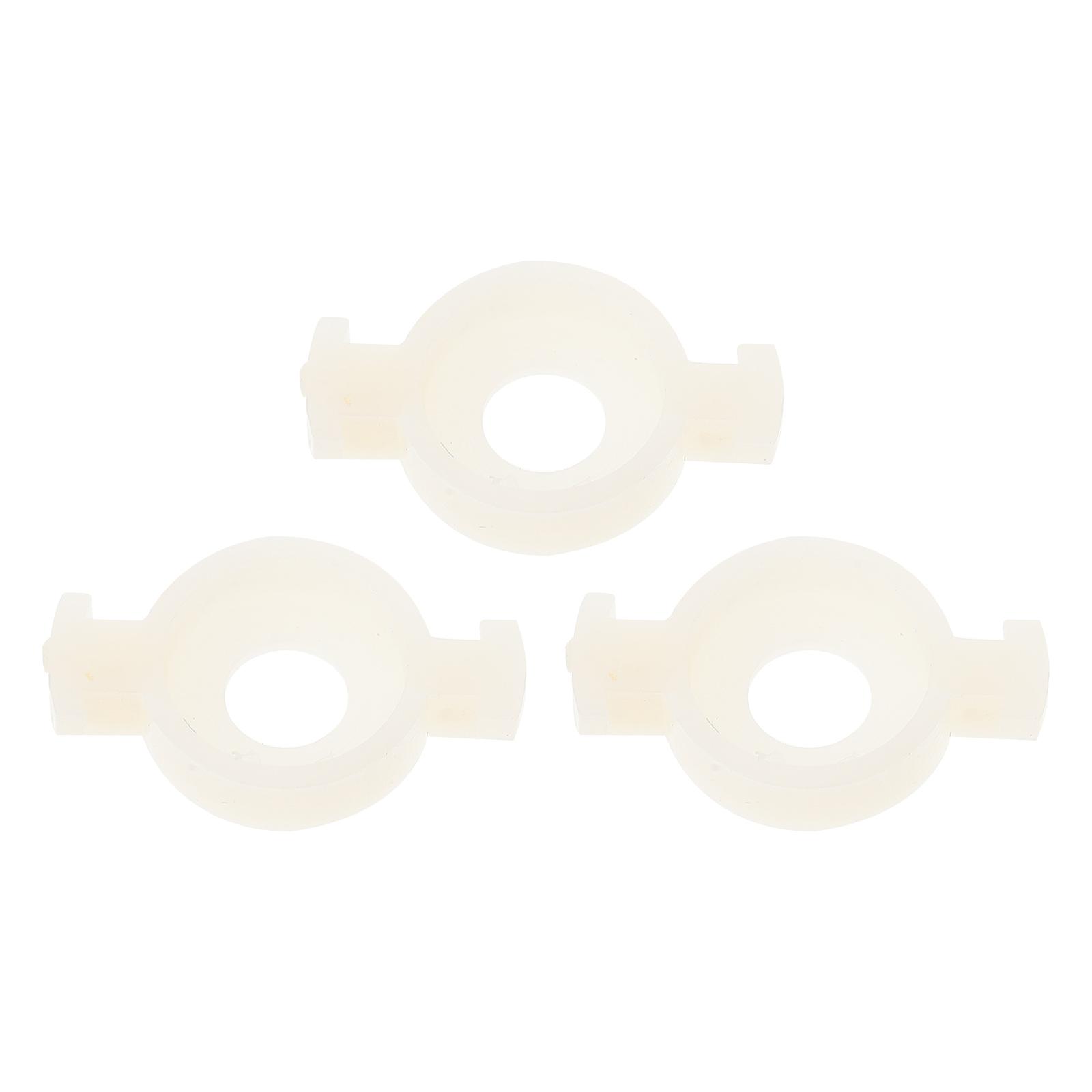 

3 Pcs Small Piston Holders Plastic Valves Spring Pads Trumpet Accessories Component Replacement Parts Cornet Supporting Plates белый