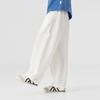 Boys' Summer Bamboo Texture Lyocell Blend Wide-Leg Pants