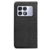 For Xiaomi Redmi K70 Ultra Wallet Phone Case Strong Magnetic Checkered Pattern Imprint Leather Flip Cover