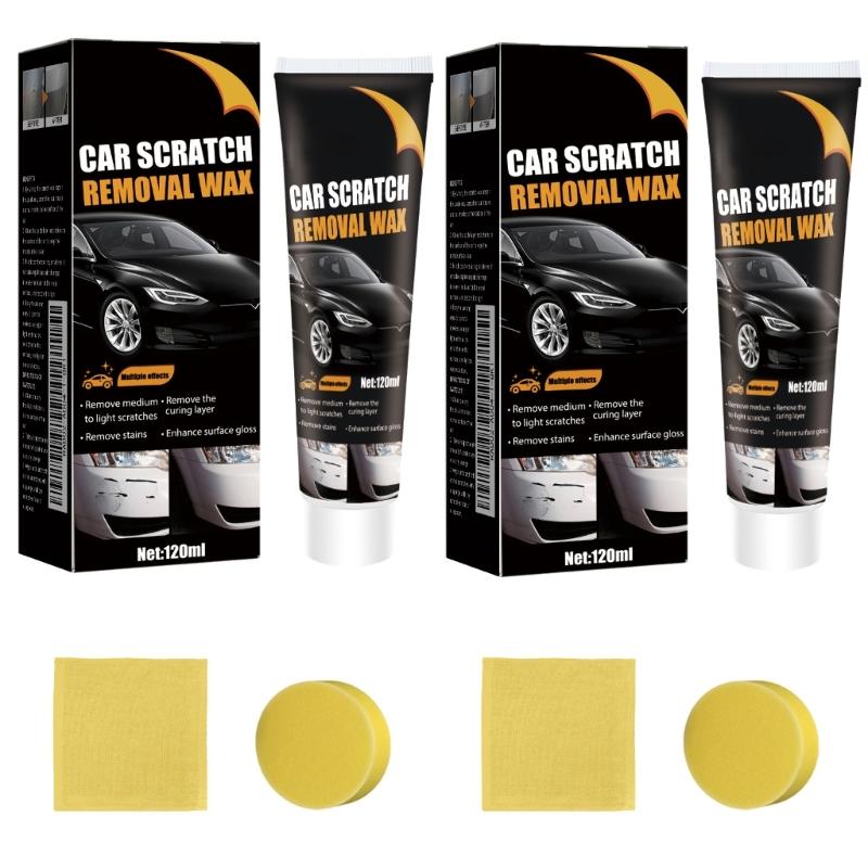 

Scratch Remover for Vehicles, Car Scratch Repair set for Scratches, Cars Polishing Scratchs Remover Car Paint Scratch Repair with Wipe and Spong