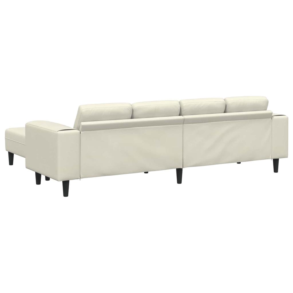 Living Room Sofa 3 pcs Cream 250 x 188 x 76 cm