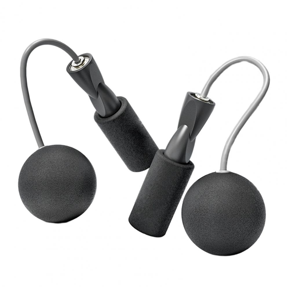 1 Pair Jump Rope Durable Fitness Cordless Weighted Jump Rope Portable Cordless Jump Rope Ball Bearing Exercise Equipment