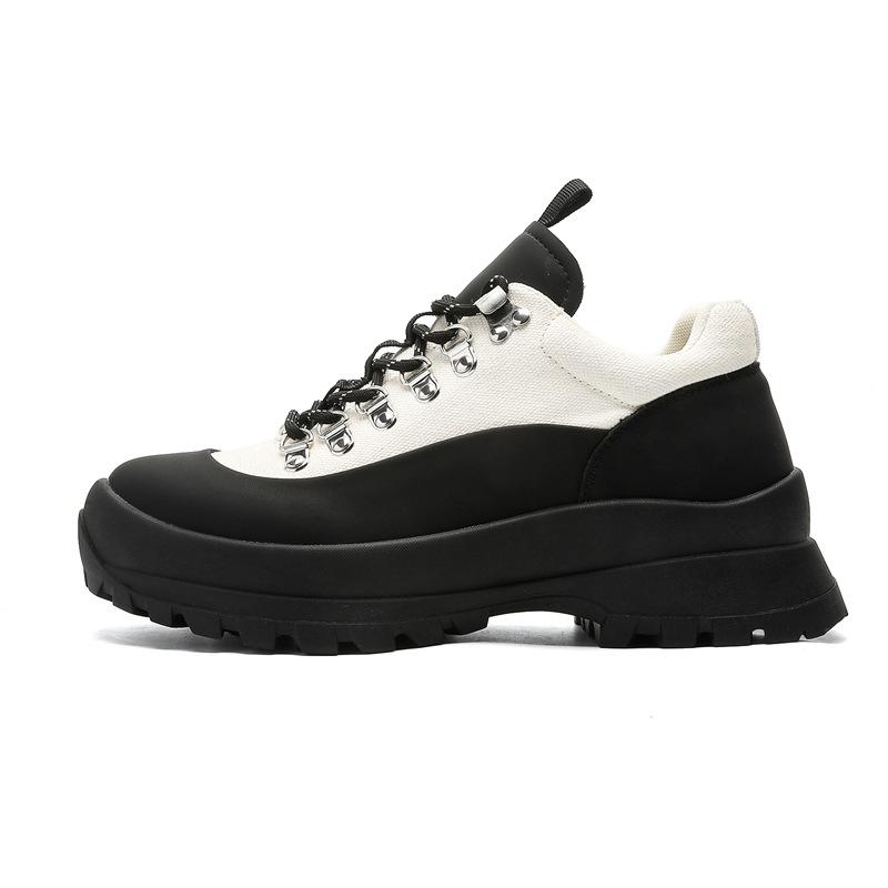 

New spring hiking shoes men s height increase versatile breathable board shoes couple non-slip outdoor hiking shoes Men's size 44
