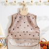 Waterproof Toddler Eating Apron Sleeveless Design Kids Smock Bib Baby Feeding Bib  For Infant Girls