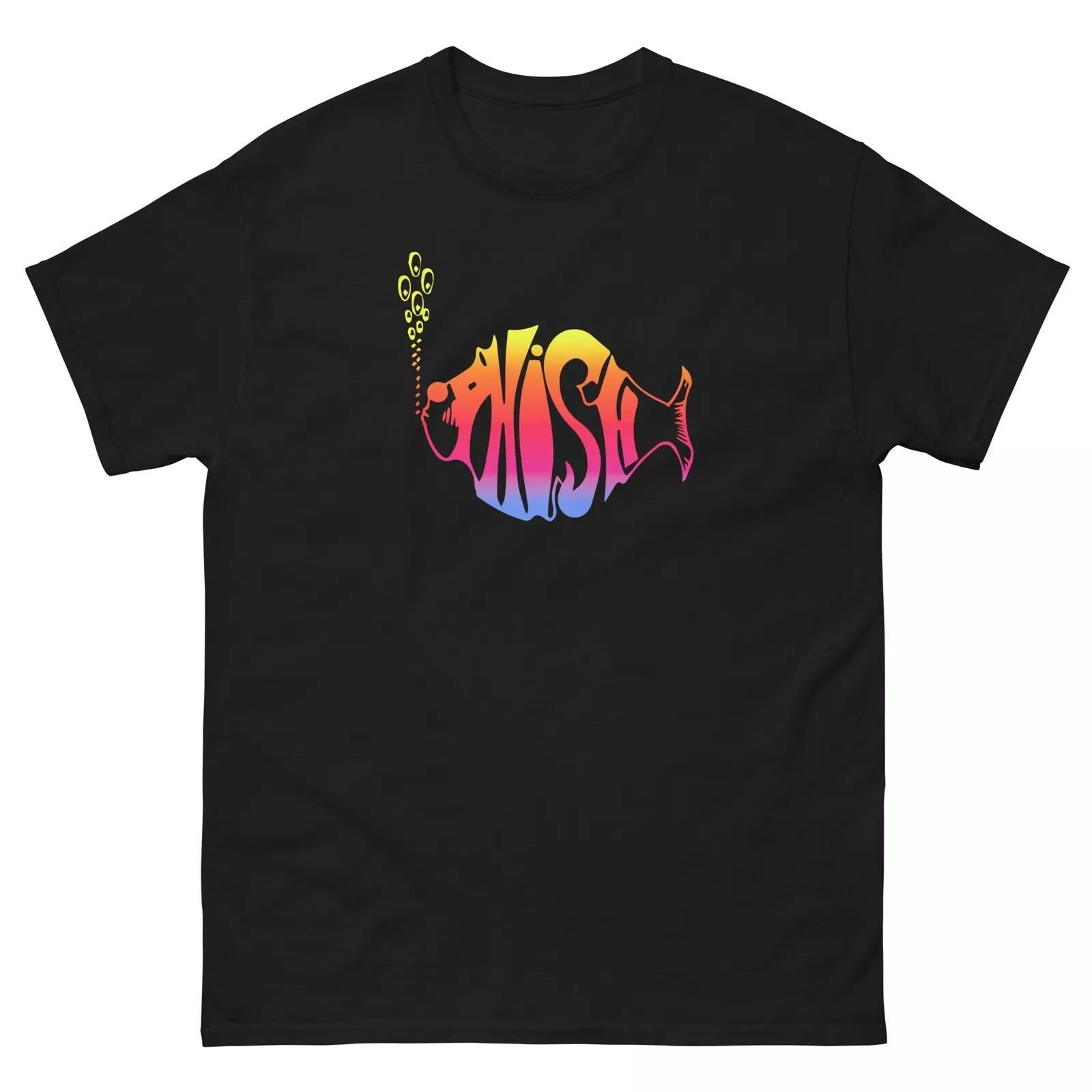 

Phish Классическая футболка унисекс с логотипом в радужном градиенте S-4XL Футболка BL1481 4XL