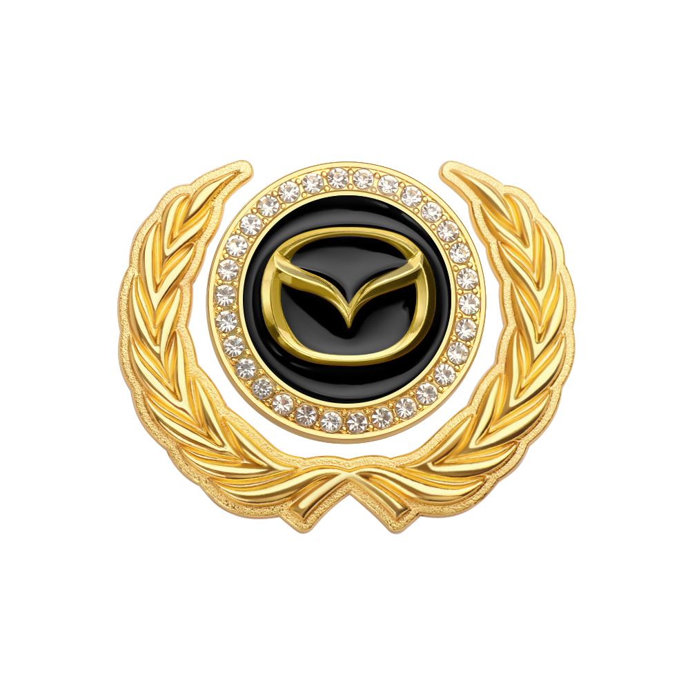 3D Metal Sticker Car Body Trunk Decoration Sticker Shield Shape Car Accessories For Mazda Axela CX-5 CX-3 CX-4 Demio MX3 CX9 323