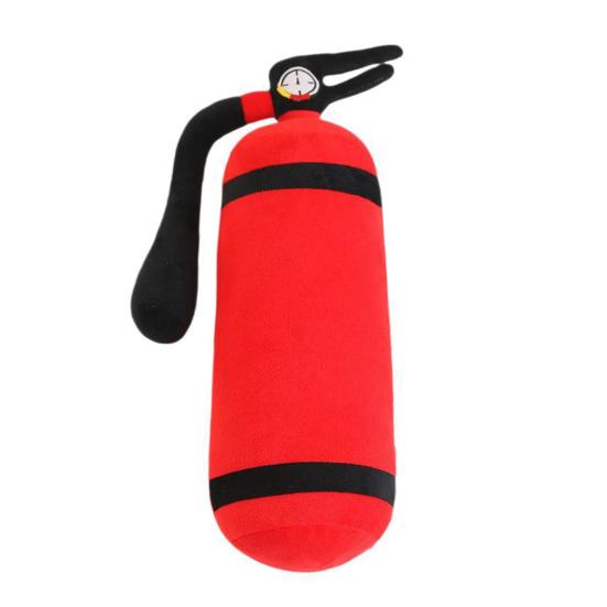 Fire-Extinguisher Plush Toy Soft Sofa Neck & Back Cushion Cartoon Cylindrical