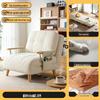 2026 Plush Foldable Sofa Bed: Dual-Use Log Style for Small Apartments and Balconies
