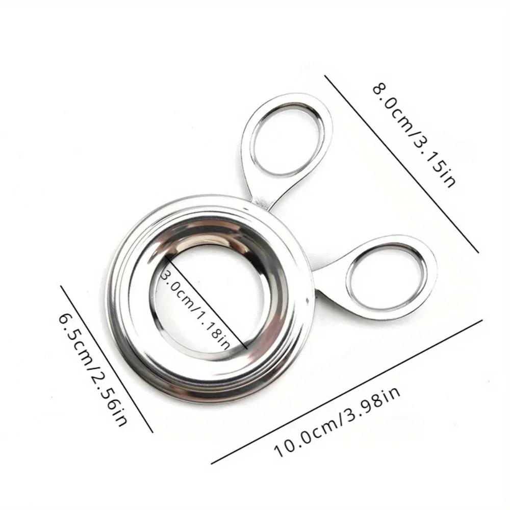 Trwała i wygodna nakładka na skorupkę jajka na twardo Snipper Cutter Otwieracz ze stali nierdzewnej Niezbędne naczynie do gotowania Domowe ciastko z jajkiem