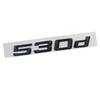 For BMW 530d 520d 535d 525d Car Fender Side Stickers Rear Bumper Stickers Rear Door Trunk Badge Adhesive Accessories