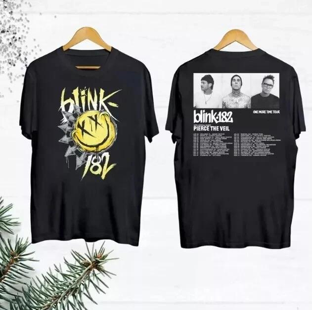 new shirt, Blink 182 Band World Tour 2024 Shirt, Blink 182 Fan Gift Shirt XL