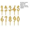 10 Pcs Reusable Number Birthday Candle Holder Set Digital Birthday Cake Candle Holder