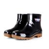 Thickened beef tendon sole rain shoes men's velvet rain boots cover shoes waterproof, non-slip and wear-resistant rain boots