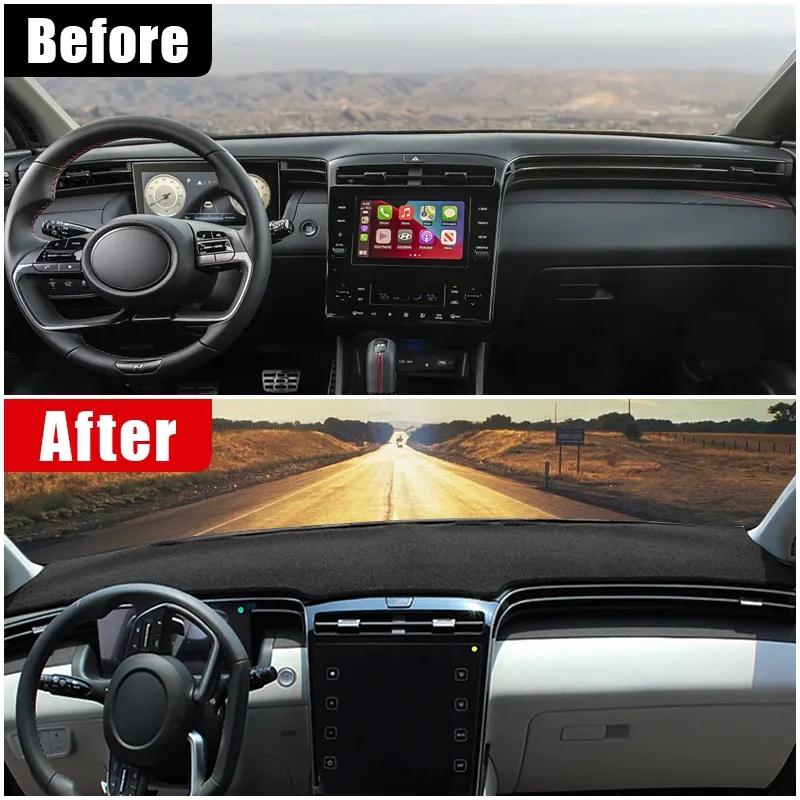 Per Hyundai Tucson NX4 2024 2025 Copertura Cruscotto Auto Evita Luce Tappetini Antiscivolo Accessori Styling Interno
