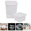 Clear Plastic Reptile Living Box Insect Rearing Food Feeding Lizard Breeding Box Arboreal Anti-Escape Reptile Habitat