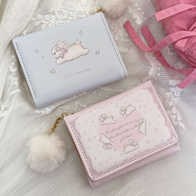 1 Pezzo Portamonete Carino in Pelle PU Portafogli Impermeabili con Cartoni Animati Porta Carte di Credito Organizzatori per Monete per Studenti Sacchetto Regalo