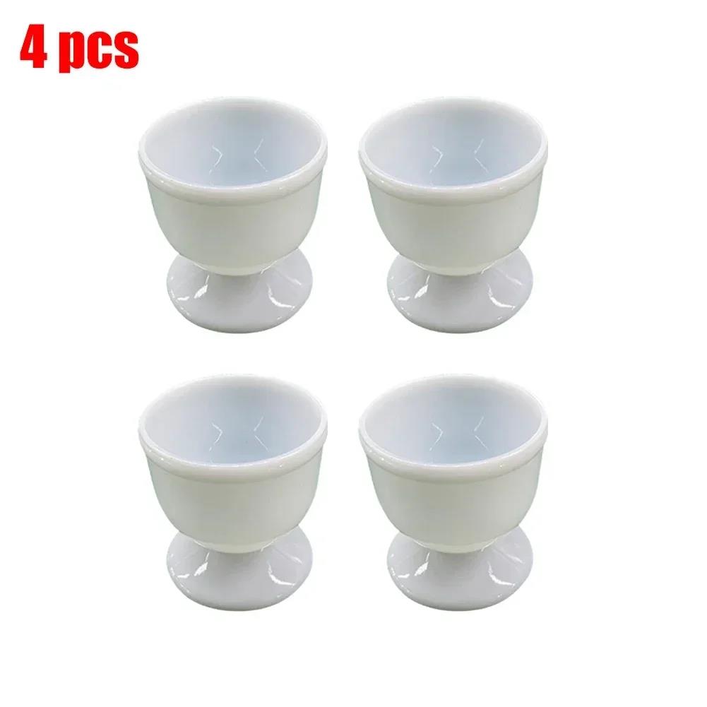 4/8Pc Egg Holder Hard Soft Boiled Eggs Cups Stand Tools Caviar Cup Breakfast Egg Holder Banquet Eggs Supplies Kitchen Accessory 2