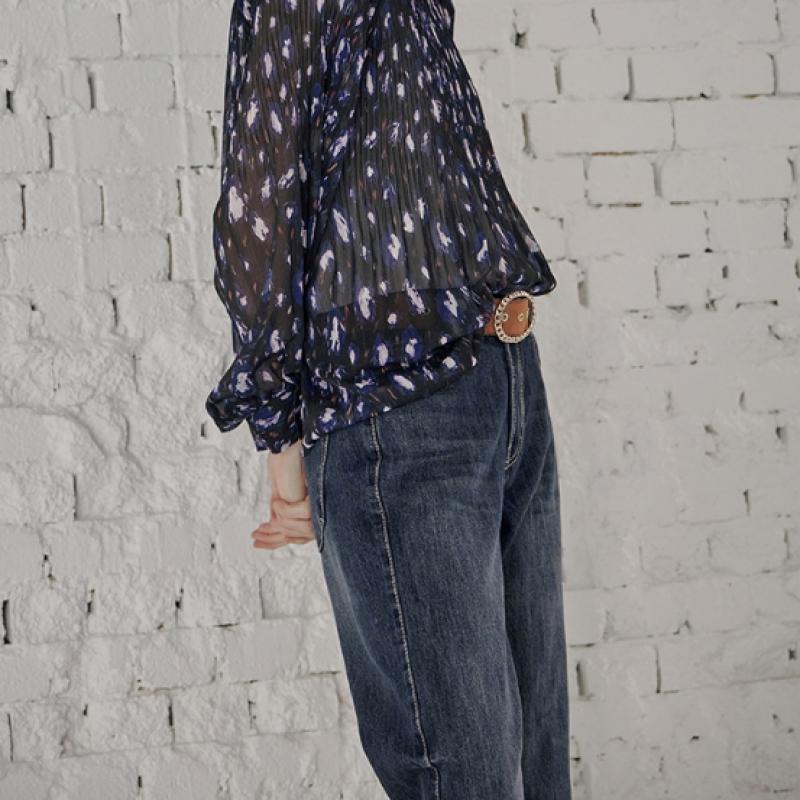 MAXZA Semi Bootcut Denim Pants Zd10ql408na